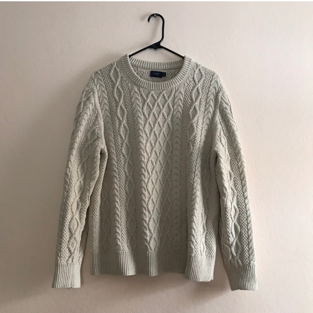 J Crew Cable Knit Sweater